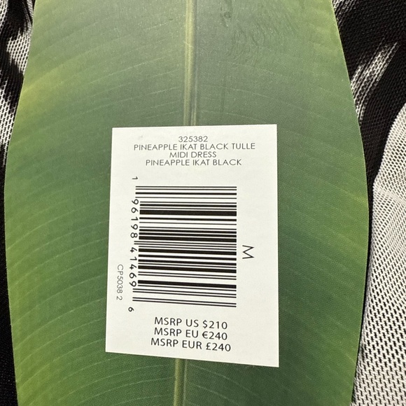 Farm Rio Black and White Patterned Women's Dress - Picture 2 of 2